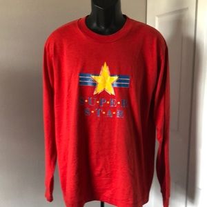❤️3X20 SCREEN STAR BEST RED GRAPHIC LONG SLEEVES MENS T-SHIRT
